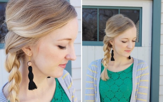 Super Easy and Cute DIY Tassel Earrings