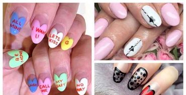 Nail art for valentine’s day